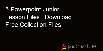 picture 5 Powerpoint Junior Lesson Files | Download Free Collection Files