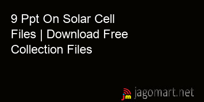 picture 9 Ppt On Solar Cell Files | Download Free Collection Files