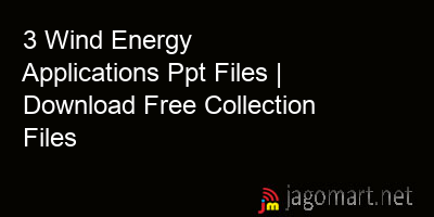 picture 3 Wind Energy Applications Ppt Files | Download Free Collection Files