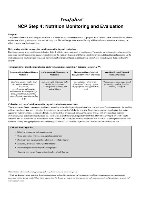 picture1_Nutrition Pdf 81019 | 20140602 Nme Snapshot