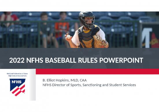 picture Baseball Powerpoint Template 80572 | 2022 Nfhs Baseball Rules Powerpoint S