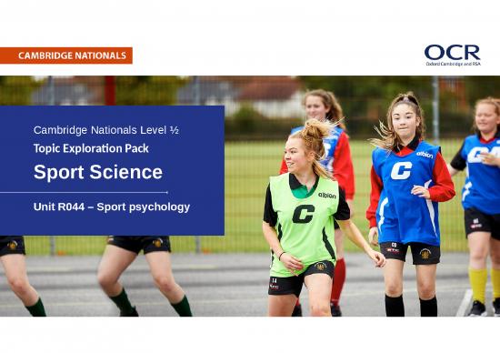 picture Types Of Sports Ppt 80580 | 580430 R044 Sport Psychology