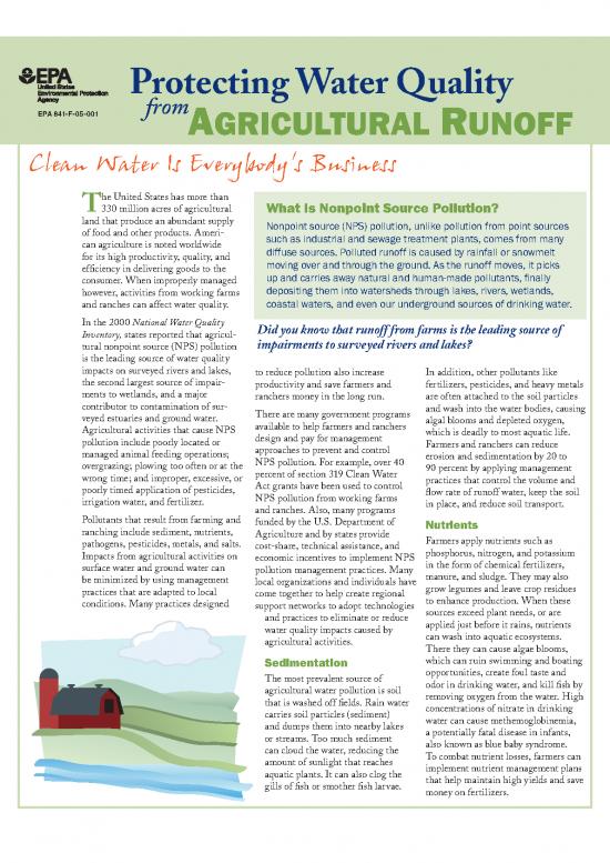 picture Agricultural Pdf 80197 | Ag Runoff Fact Sheet