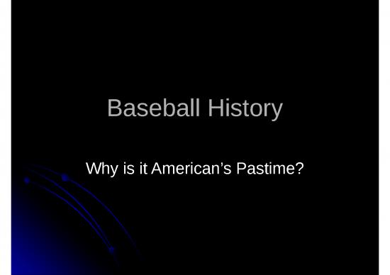 picture_Baseball Powerpoint Template 80611 | Baseball History Reflective Paper 09