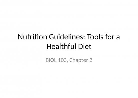 picture Balanced Diet Ppt 81216 | Biol 103 Chapter 2 For Students
