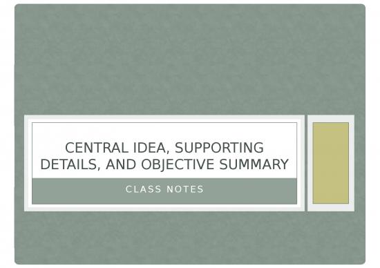 picture1_Powerpoint Slide Ideas 80426 | Central Idea Summarizing