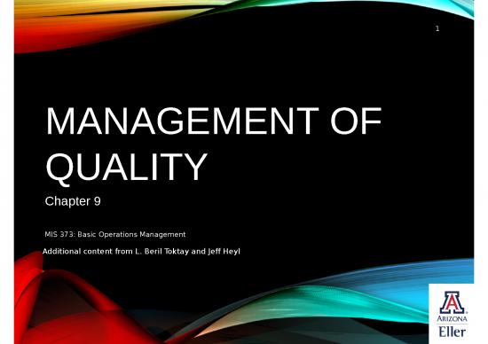 picture Quality Ppt 79100 | Ch09 Management Of Quality
