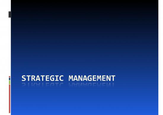 Strategy Slides 79302 | Ch5 Strategicmanagement