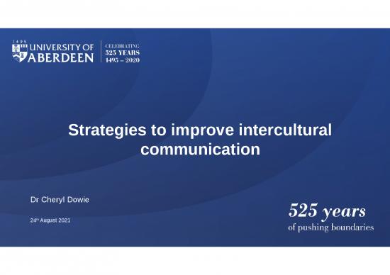 picture Intercultural Communication Ppt 81491 | Cheryl Dowie Strategies To Improve Intercultural Communication