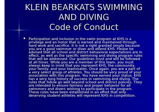 picture1_Swimming Powerpoint Template 81177 | Code Of Conduct