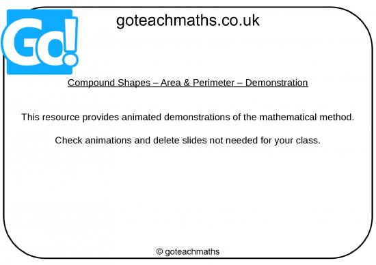 picture1_Area Ppt 80213 | Compound Shapes Area Perimeter Demonstration