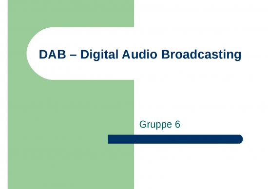 picture Digital Audio Broadcasting Ppt 80390 | Dab      – Digital Audio Broadcasting(presentasjon)