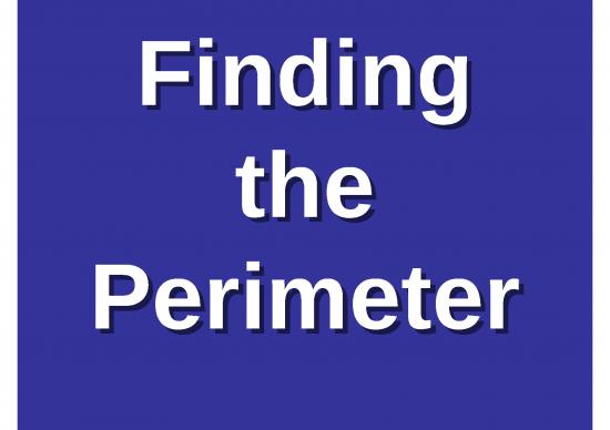 picture1_Perimeter Ppt 80327 | Finding The Perimeter