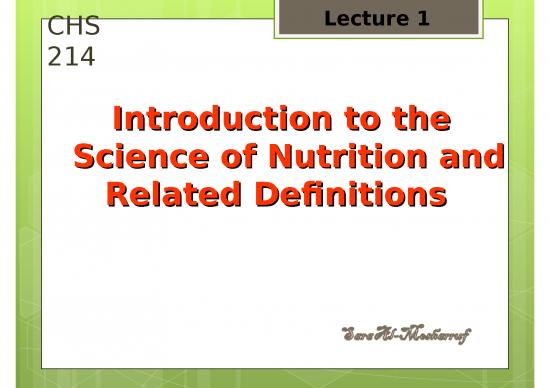picture Nutrition Ppt 80750 | Lecture 1 Principles Of Nutrition 214