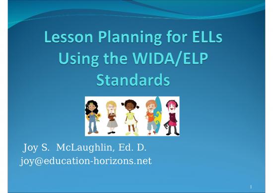 picture Area Ppt 80419 | Lesson Planning For Ells Using The Wida