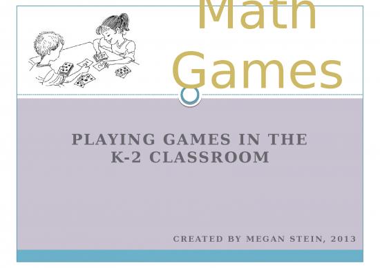 picture Ppt Games 79944 | Math Night Why We Play Games