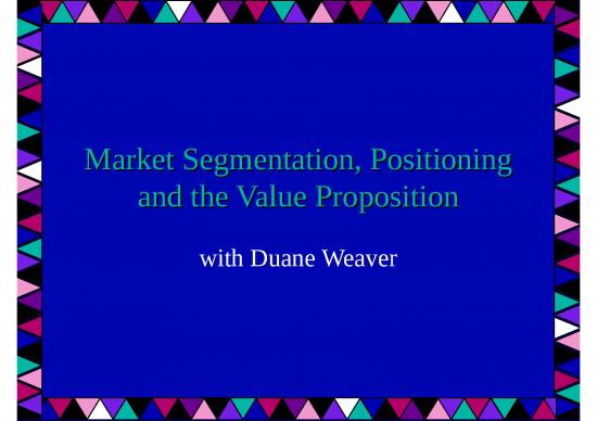 picture1_Strategy Slides 79443 | Mba 532   Market Segmentation, Positioning And The Value Proposition I13