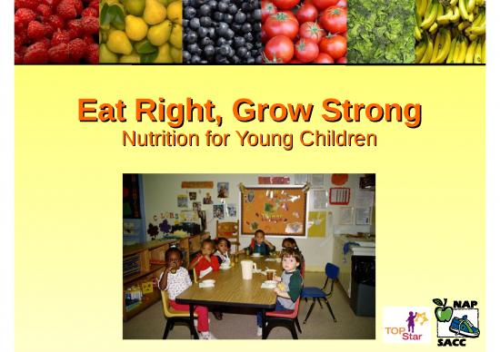 picture Nutrition Ppt 80956 | Nutrition For Young Children Workshop Powerpoint Updated Dec 2011
