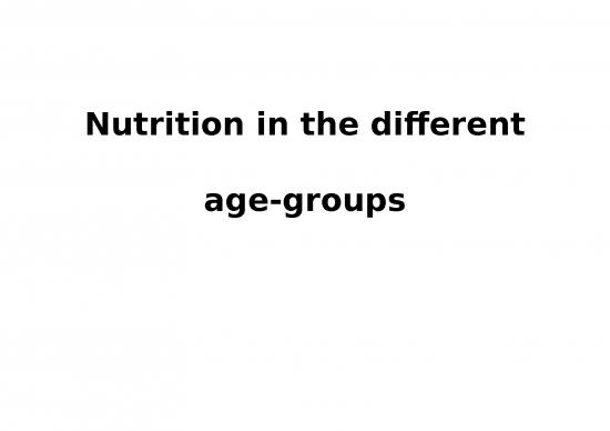 picture1_Nutrition Ppt 80988 | Nutrition In The Different Age Groups