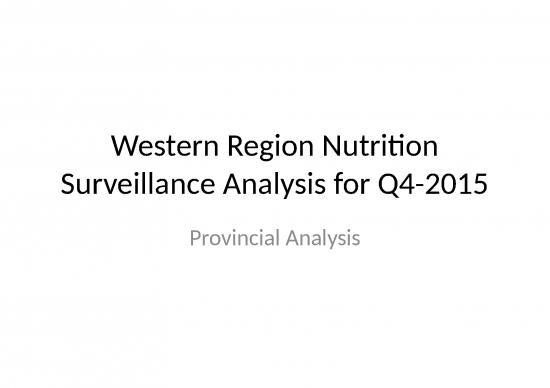 picture1_Health Ppt 81145 | Nutrition Surveillance Analysis For Q4 2015 Western Region