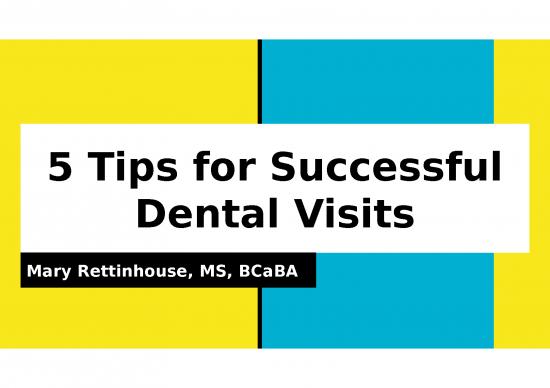 picture Ppt Games 79971 | Oral Health Workshop 5 Tips Successful Dental Visits Mary  21 Accessible