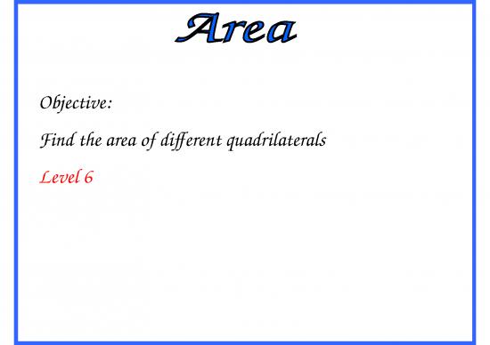 picture1_Area Ppt 80281 | Perimeter, Area And Volume Bingo