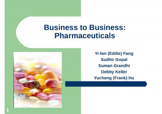 picture Strategy Slides 79456 | Pharmaceuticals