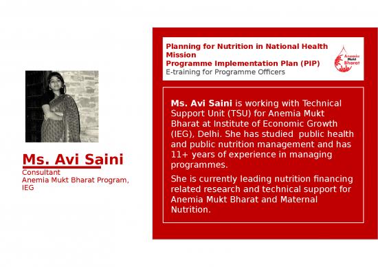 picture_Nutrition Ppt 80631 | Planning For Maternal Nutrition In Annual Pip