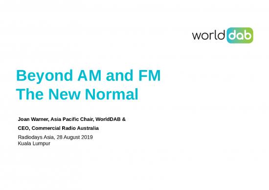 picture_Radiodays Asia Beyond Am And Fm Joan Warner Day 2   28 Aug 2019