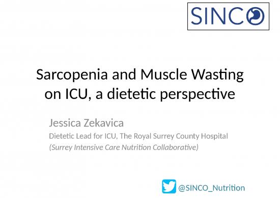 picture Nutrition Ppt 80936 | Sarcopenia And Muscle Wasting On Icu A Dietetic Perspective