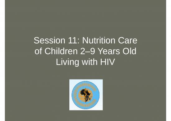 picture1_Nutrition Ppt 81109 | Session 11 Nutrition Care Of Hiv  Children 2 9