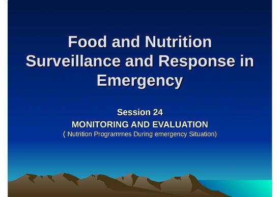 picture Nutrition Ppt 81334 | Session 24   Monitoring And Evaluat 238