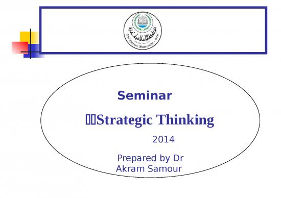 picture_Strategic Management Ppt 79405 | Strategic Thinking Seminar