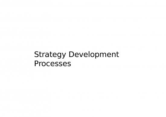 picture Strategy Slides 79483 | Strategy Development Processes 11