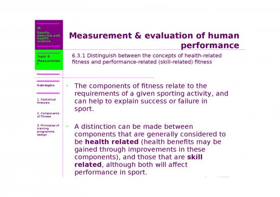 picture Activity Ppt 80101 | Topic 3   Components Of Fitness