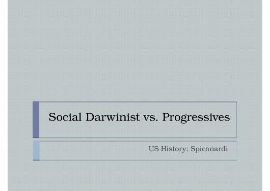 picture Evolution Ppt 79134 | Us History 8th   Social Darwinism Jane Addams
