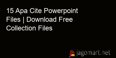 picture 15 Apa Cite Powerpoint Files | Download Free Collection Files