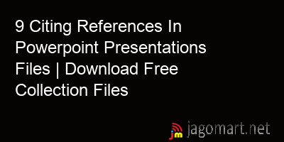 picture 9 Citing References In Powerpoint Presentations Files | Download Free Collection Files