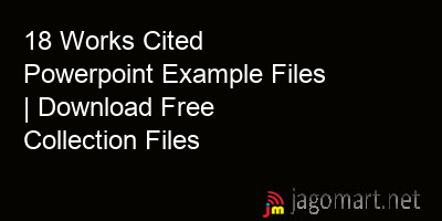 picture 18 Works Cited Powerpoint Example Files | Download Free Collection Files