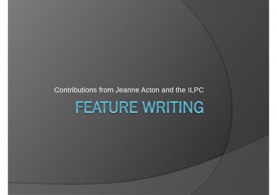 picture Powerpoint Slide With Multiple Quotes 81734 | 3 Feature Writing Leads