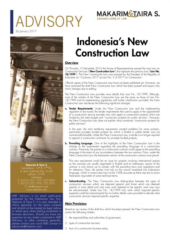 picture_Construction Pdf 83854 | 588416 Legal Advisory Indonesia New Construction Law (jan 2017)