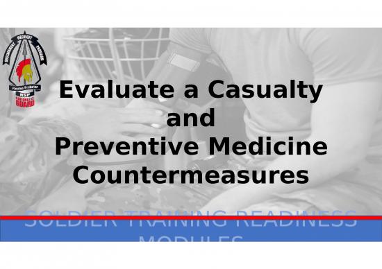 picture Preventive Medicine Ppt 82864 | 5 Powerpoint Evaluate A Casualty