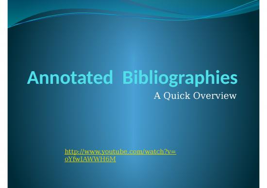 picture1_Annotated Bibliography Ppt 81885 | Annotated  Bibliographies Powerpoint2009fall