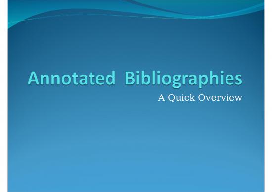 picture Annotated Bibliography Ppt 81886 | Annotated  Bibliographies Powerpoint 2