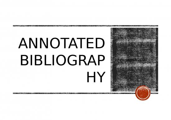 picture Powerpoint Citation Mla 81864 | Annotated Bibliography 2020