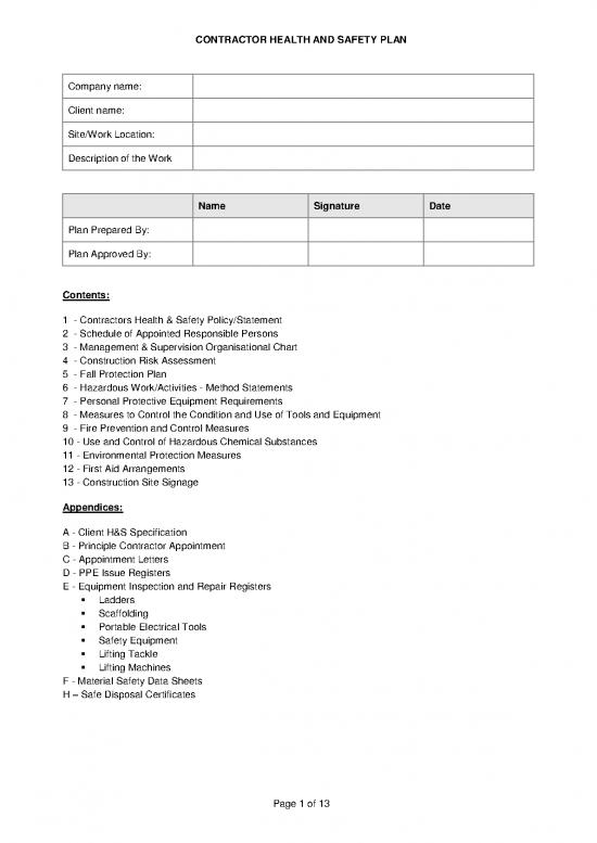 picture Construction Pdf 84111 | Appendix 7 Contractor Health And Safety Plan
