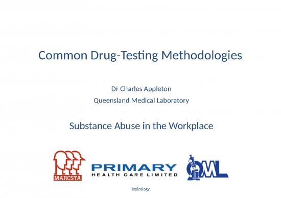 picture1_Sample Collection Ppt 83433 | Appleton Drug Testing Analytical Perth July 2012