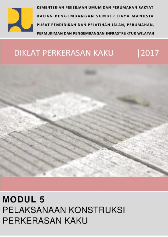 B8de0 Modul 5 Pelaksanaan Konstruksi Perkerasan Kaku Final