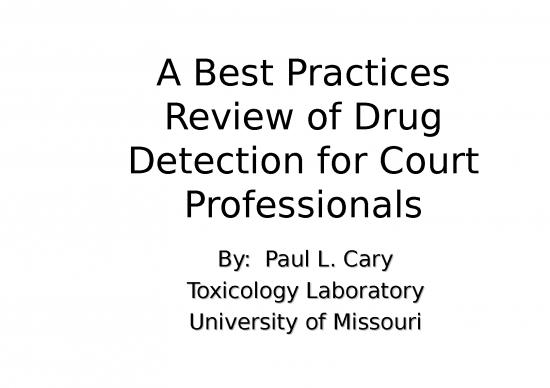 picture1_Specimen Collection Ppt 83227 | Best Practices Review Of Drug Detection For Court Professionals 14