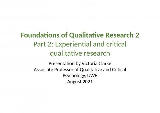 picture_Methods Of Presentation Pdf 83474 | Braun Clarke Hayfield Foundations Of Qual 2 Part 2 Slides